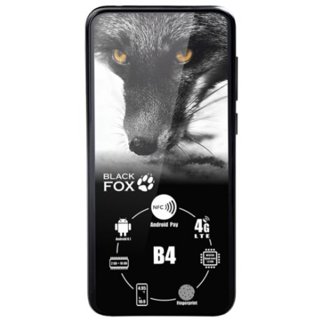 Смартфон Black Fox B4 черный