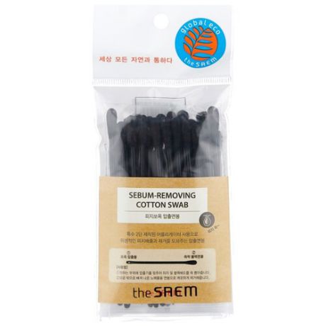 Ватные палочки The Saem Sebum-Removing Cotton Swab 40 шт. пакет