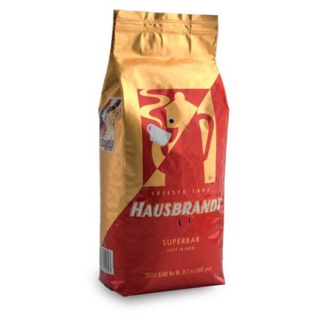 Кофе в зернах Hausbrandt Superbar, арабика/робуста, 1 кг