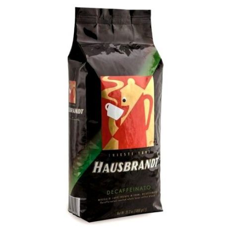 Кофе в зернах Hausbrandt Decaffeinato, без кофеина, арабика, 1 кг