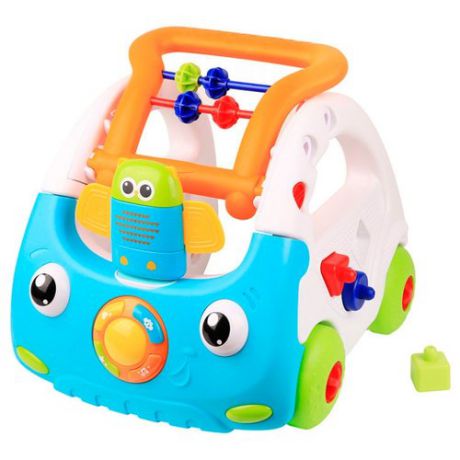 Каталка-игрушка Happy Baby BOGGI (330085) белый/голубой