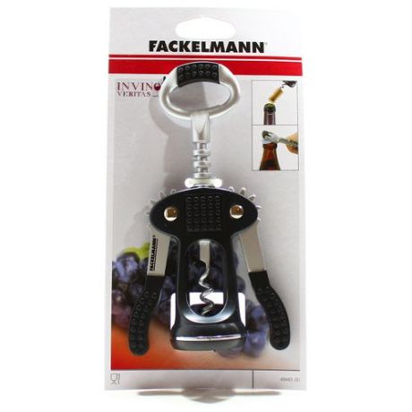 Штопор Fackelmann Premium двухрычажный черный