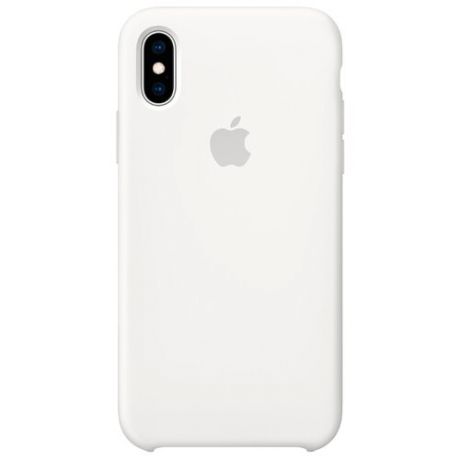 Чехол Apple силиконовый для Apple iPhone XS белый