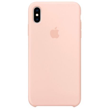 Чехол Apple силиконовый для Apple iPhone XS Max розовый песок