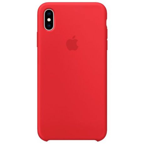 Чехол Apple силиконовый для Apple iPhone XS Max красный