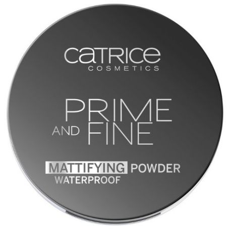 CATRICE пудра компактная матирующая влагостойкая Prime And Fine Mattifying Powder прозрачная