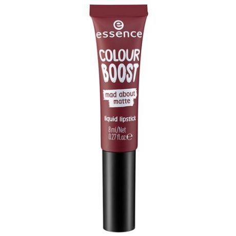 Essence Жидкая помада для губ Colour Boost Mad About Matte Liquid Lipstick, оттенок т.09