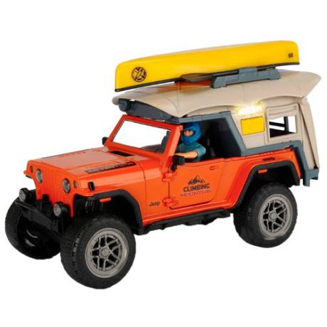 Набор техники Dickie Toys Playlife Camping (3835004) 1:24 оранжевый/желтый/бежевый