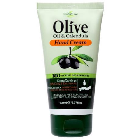 Крем для рук HerbOlive Olive oil & calendula 150 мл