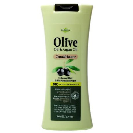 Madis кондиционер HerbOlive c оливковым маслом и маслом аргана для окрашенных волос, 200 мл