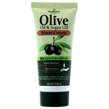 Крем для рук HerbOlive Olive oil & argan oil 100 мл