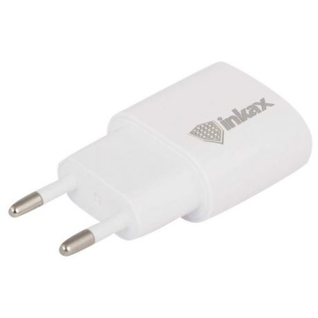 Сетевая зарядка Inkax CD-08 + кабель Lightning белый