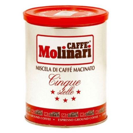 Кофе молотый Molinari Cinque Stelle (5 звезд), 250 г