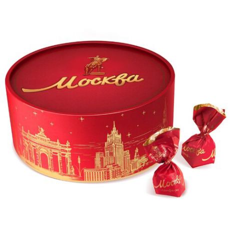 Набор конфет Красный Октябрь Москва 200 г красный/золотой