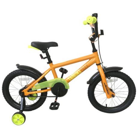 Детский велосипед STARK Tanuki 16 BMX (2019) оранжевый/желтый (требует финальной сборки)