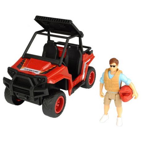 Квадроцикл Dickie Toys Playlife Park Ranger (3833005) 1:24 16 см красный/черный