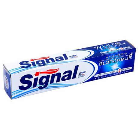 Зубная паста Signal Plus отбеливающая, 75 мл