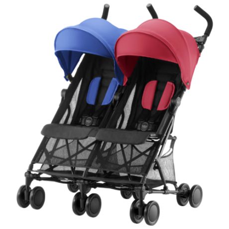 Прогулочная коляска Britax Holiday Double blue/red