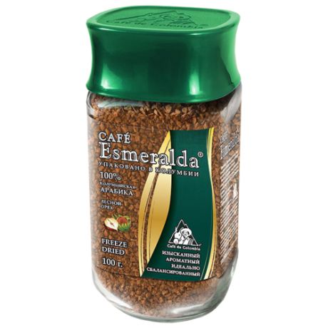 Кофе растворимый Cafe Esmeralda Лесной орех, 100 г
