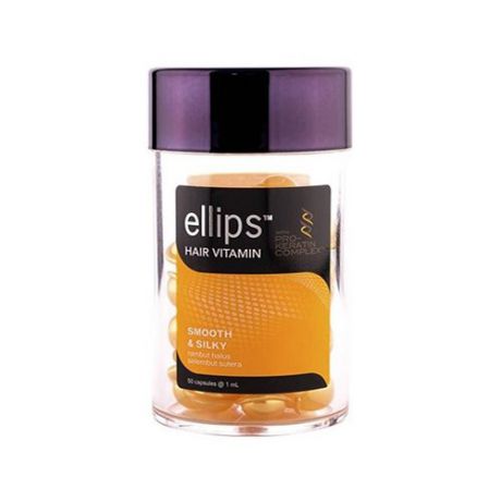 Ellips Hair Vitamin Витамины (масло) PRO-KERATIN Complex Smooth&Silky с маслом алоэ вера (банка), 50 шт.