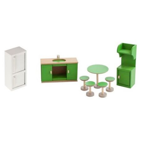 PAREMO Набор мебели для кухни (PDA417-03) белый/зеленый