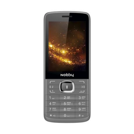 Телефон Nobby 330T серый / черный (NBP-BP-28-11)