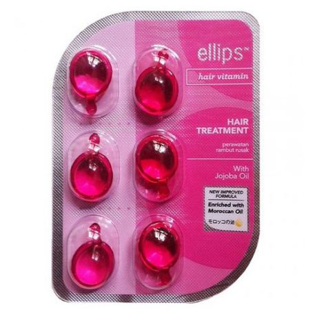 Ellips Hair Vitamin Витамины (масло) Hair Treatment для сильно поврежденных волос (блистер), 6 шт.