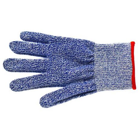 Перчатки Virtus для защиты рук при работе с терками и ножами, 1 пара, размер M/L, цвет синий