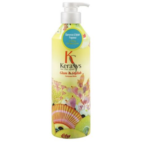KeraSys кондиционер Glamor & Stylish Parfumed Rinse, 600 мл