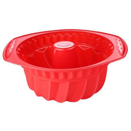 Форма для кексов силиконовая Tobox YJ-FR003-RUS (24х27х11 см) красный
