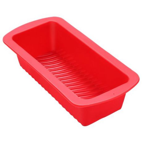 Форма для выпечки силиконовая Tobox YJ-FR001-RUS (26.5х13.5х6.5 см) красный