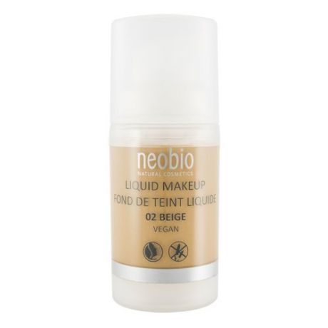 Neobio Тональный крем Liquid Makeup, 30 мл, оттенок: 02 beige