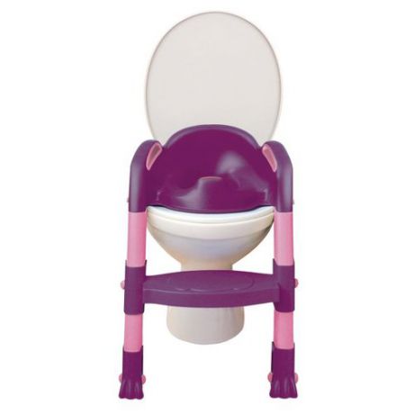 Thermobaby накладка на унитаз Kiddyloo со ступенькой фиолетовый/розовый