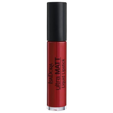 IsaDora жидкая помада для губ Ultra Matt Liquid Lipstick матовая, оттенок 20 red romance