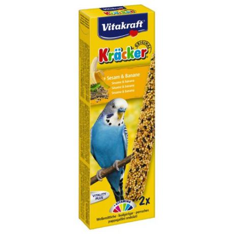 Лакомство для птиц Vitakraft Крекеры кунжут с бананом (10608) 60 г