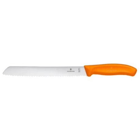 VICTORINOX Нож для хлеба Swiss classic 21 см оранжевый