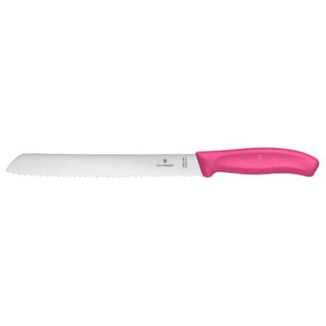 VICTORINOX Нож для хлеба Swiss classic 21 см розовый