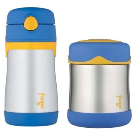 Thermos B3000+BS535 серебристый/голубой