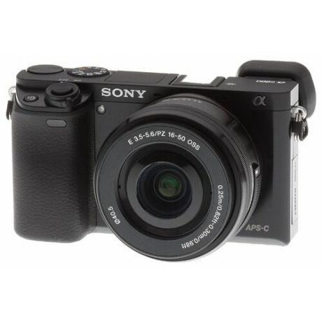 Фотоаппарат Sony Alpha ILCE-6000 Kit черный E PZ 16-50mm f/3.5-5.6 OSS NP-FW50