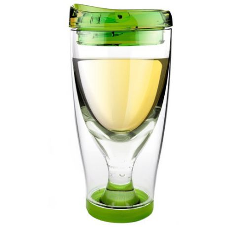 Asobu Бокал для вина Ice Vino 2go 0.48 л зеленый