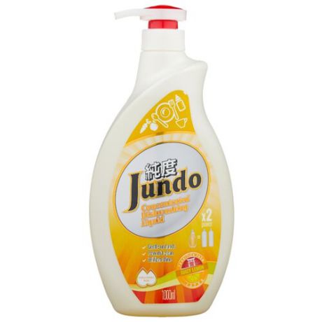 Jundo Гель для мытья посуды Juicy lemon 1 л с дозатором