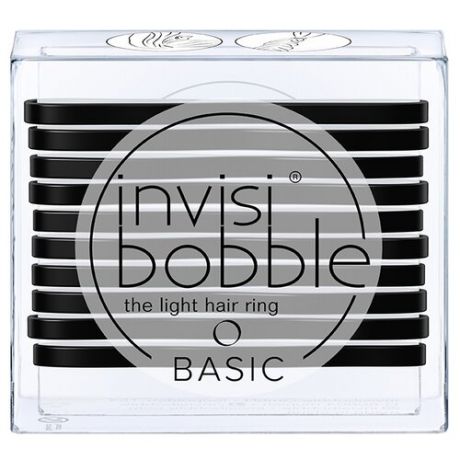 Резинка Invisibobble BASIC 10 шт. true black