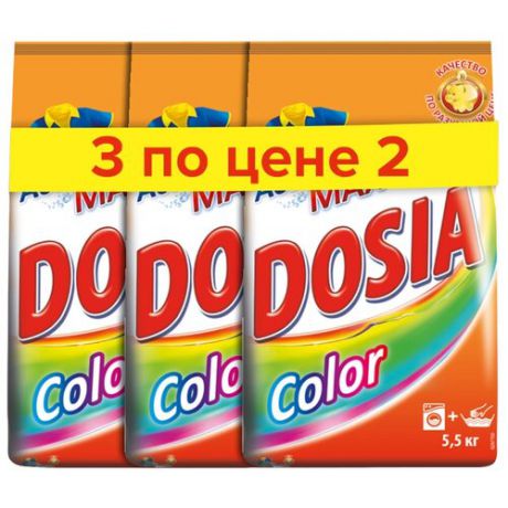 Стиральный порошок Dosia Color 16.5 кг пластиковый пакет