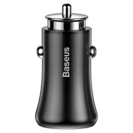 Автомобильная зарядка Baseus Dual-USB Car Charger 4.8A CCALL-GB01/GB09 черный