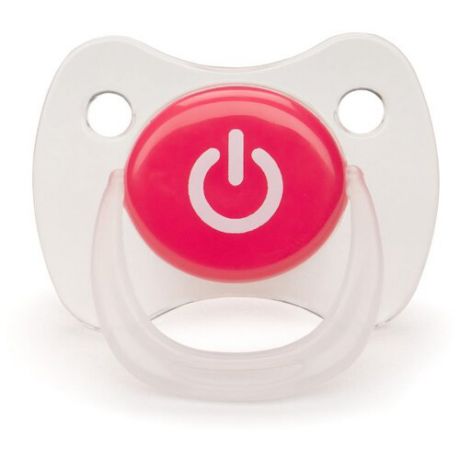Пустышка силиконовая ортодонтическая Happy Baby Baby Pacifier 12-24 (1 шт) красный