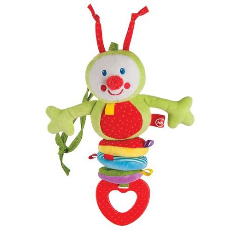 Подвесная игрушка Happy Baby Гусеница (330344) зеленый/красный/голубой