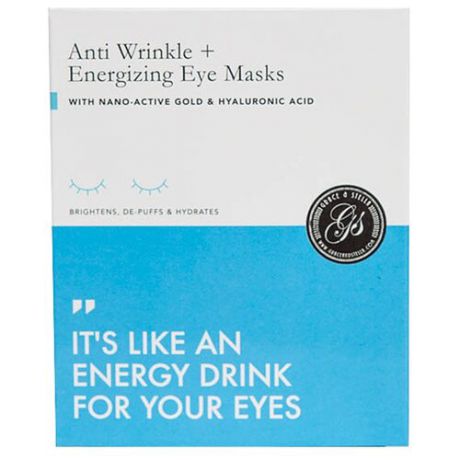 Grace & Stella Энергетические патчи для области вокруг глаз с коллоидным золотом и коллагеном Anti Wrinkle + Energizing Eye Masks (8 шт.)