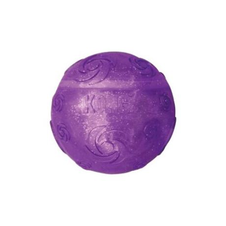 Мячик для собак KONG Squeezz Crackle хрустящий большой (PCB1) фиолетовый