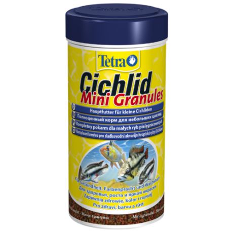 Сухой корм Tetra Cichlid Mini Granules для рыб 250 мл
