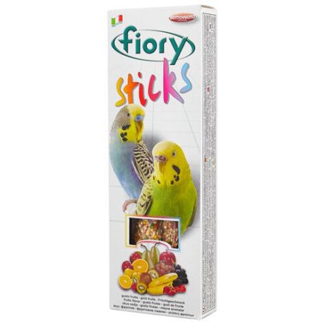 Лакомство для птиц Fiory Sticks с фруктами 60 г